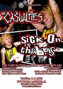 THE CASUALTIES (usa), SICK ON THE BUS (uk)