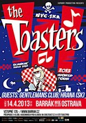 LEGENDÁRNÍ THE TOASTERS Z NEW YORKU TÉMĚŘ PO ROCE OPĚT V OSTRAVĚ!