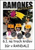 Ramones Bratislava - 6.1.2017 Na troch krlov r v Randali