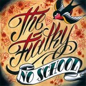 Obal nové sedmičky „NO SCHOOL“ od THE FIALKY nakreslil Tarlito z One love tattoo!