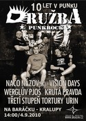 Oslava 10ti let punk-rockov kapely Druba