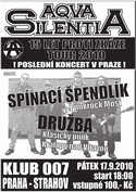 AQVA SILENTIA NAPOSLEDY V PRAZE!