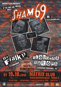 Pozvánka na koncert SHAM69 úterý 19.10. Matrix klub Žižkov!