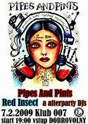 Pipes and Pints, Red Insect, afterparty Djs